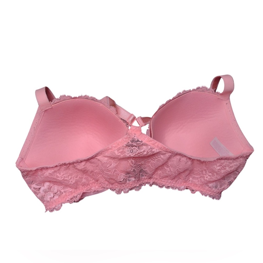 Traded* Victoria’s Secret Light Pink Dream Angels Racerback Demi Push-up Bra - Picture 3 of 4